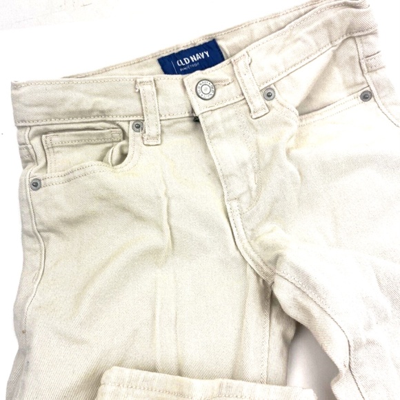 Girls Jeans Pants Size 8 Slim Straight Adjustable Waist Children Kids Old Navy - Picture 2 of 7